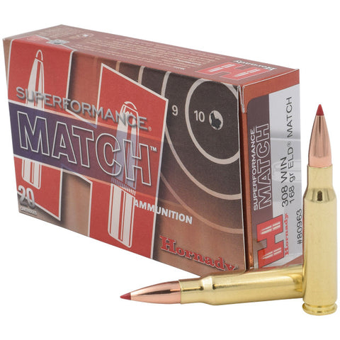 Hornady Superformance Match .308 Win 168gr. 20rds