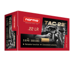 Norma Munitions TAC-22 22LR 40Gr LRN Boite De 50