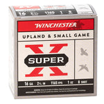WINCHESTER Super-X 16 ga 2-3/4" #8 Shot 1oz 25 Boîte ronde