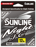 Sunline Night FC Fluorocarbon Hi-Vis Jaune 165 Yards