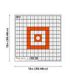 Ezaim Cibles de tir carrées en papier 12 po