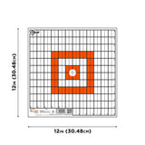 Ezaim Cibles de tir carrées en papier 12 po