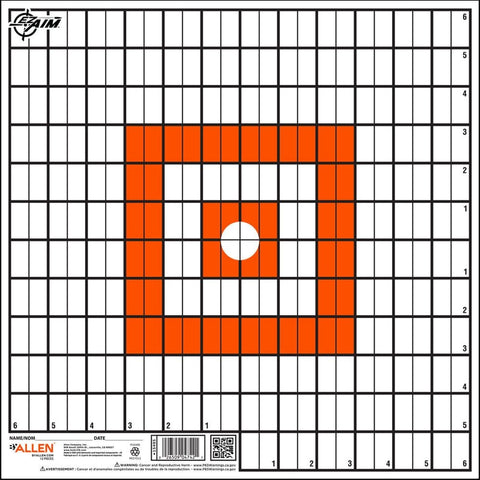 Ezaim Cibles de tir carrées en papier 12 po
