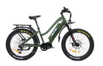 Bakcou EBIKE MULE STEP-THROUGH 26″1000W 21Ah, MATTE ARMY GREEN