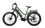 Bakcou EBIKE MULE STEP-THROUGH 26″1000W 21Ah, MATTE ARMY GREEN