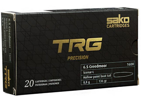 SAKO TRG PRECISION 6.5CMR HP BT 136GR 160H