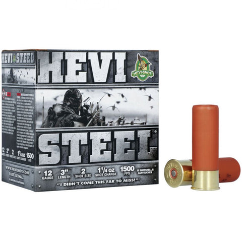 HS60002 : HEVI STEEL 12GA 3IN 1 1/4OZ 2 SHOT