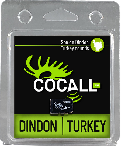 COCALL Carte de sons de dindon sauvage
