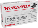 WINCHESTER M193 5.56MM 55GR FMJ 20RD, WIN-WM193K