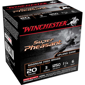 WINCHESTER Super Pheasant HV HB Calibre 20 3" 1 1/4 oz 6 Shot