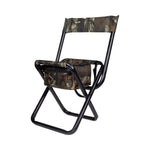 Allen Tabouret de chasse pliant Vanish Camo avec dossier, noir et Next G2 Camo