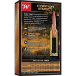 winchester Munitions Copper Impact cal 6.5 CR - 125 gr - 20/bte