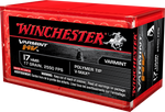 winchester 17HMR Varmint HV, pointe polymère V-Max 17 grains