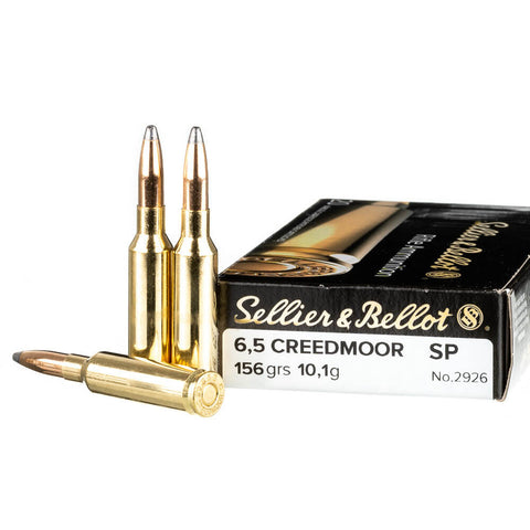 S & B c.6.5 CREEDMOOR 156 gr SP sellier & bellot