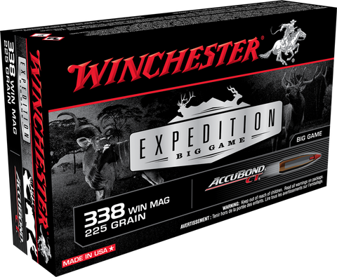 winchester Expedition Big Game 338 Win Mag 225 gr Winchester AccuBond CT