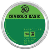 RWS DIABOLO .177 PLOMBS AIR GUN 300 COUNT TIN