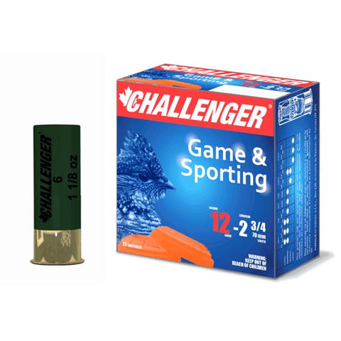 challenger 12GA GAME & SPORTING, 1-1/8OZ, 2-3/4", 1275 FPS, #4