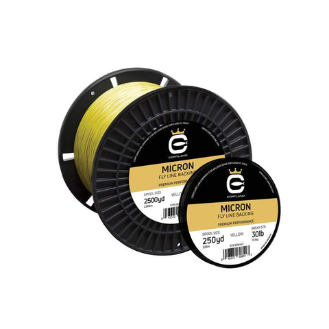 Cortland Micron Fly Line Backing-Yellow