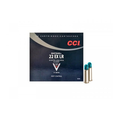 CCI Shotshell 22 EX LR #12 Shot, 31gr