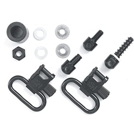 Uncle Mike's Shotgun Swivels QD Super Swivels Pumps And Autos 1" Quick Detach Noir