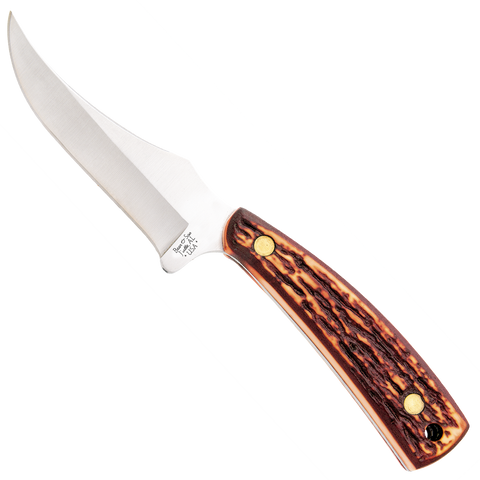 Bear and Son cutlery 7-1/4 po. Stag Delrin® Upswept Skinner