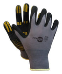 Jackfield GANTS DE NITRILE AVEC RAYURES DE PVC