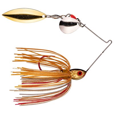 Strike King Cuillère tournante Burner Bleeding Spinnerbait / Bleeding Gold Shiner