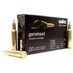 Munitions SAKO 223 REM GAMEHEAD 100G/55GR centerfire cartridges