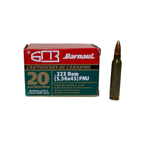 BARNAUL 223 Remington 55gr FMJ