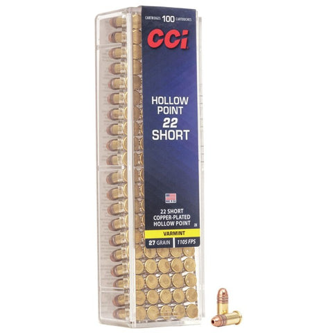 cci PREM 22 SHORT 27GR CPHP hollow point