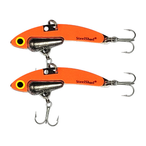 SteelShad Mini - 1/4 oz - Glow Orange (2pk)