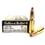 S & B c.7.62X39 124gr. SP sellier & bellot 