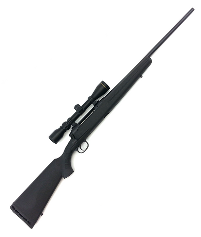 Fusil à verrou Savage Axis XP 30-06 Sprg, crosse synthétique noire, lunette Weaver