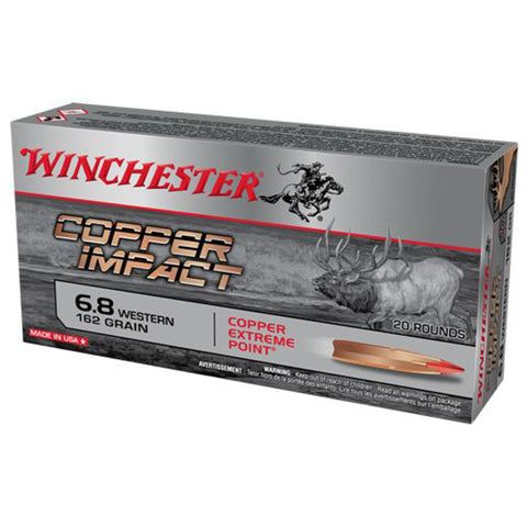 WINCHESTER 6.8 Western Copper Impact, 162 grains