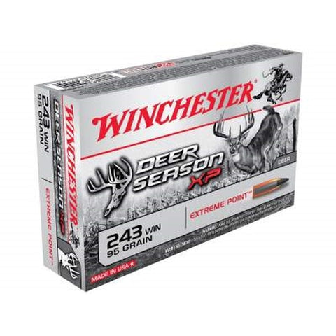 WINCHESTER 243 WIN Deer Season, Polymer Tipped 95 Grain