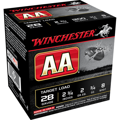 winchester Cartouches AA Calibre 28 2-3/4" # 8 Shot # AA288