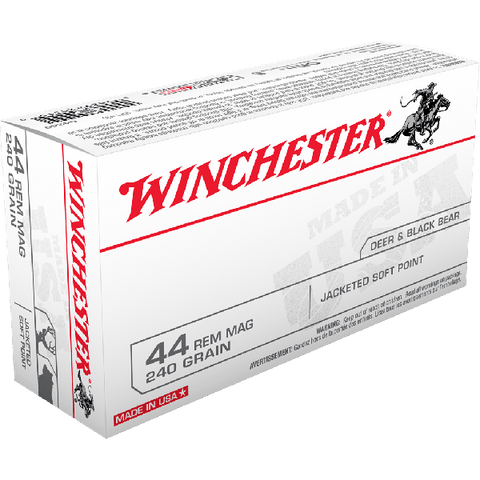 WINCHESTER USA 44 Rem Mag 240gr JSP