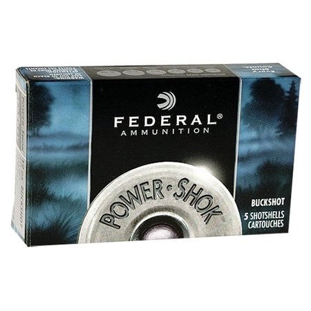 federal Chevrotine Power-Shok - 12GA, 2-3/4", 12 pastilles, 00 Buck