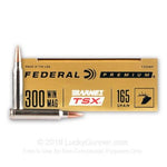 PREMIUM .300 WINCHESTER MAGNUM, 165 GRAIN BARNES TSX