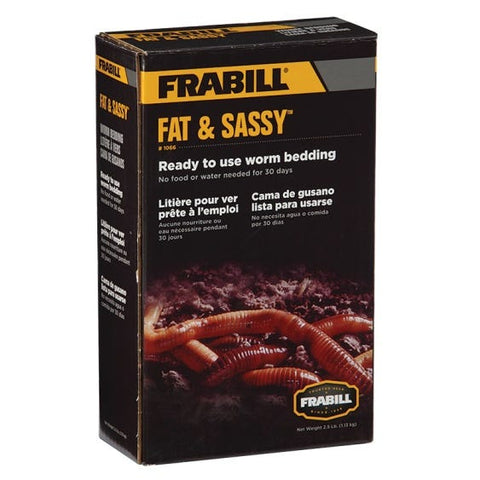 Frabill Prémélange de litière Fat N Sassy Worm - 1,1 kg