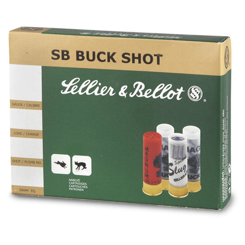 SELLIER & BELLOT Calibre 12 3" BB BUCKSHOT 12ga