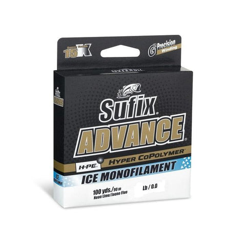 Sufix Advance Monofilament de glace 100yds