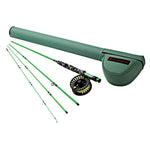 redington Combo canne à mouche/moulinet Redington Path - 4 pièces 5WT 8'0" - Vert Fluo fly fishing combo rod and reel