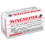 Munitions Winchester Wildcat .22 LR – 500 Balles