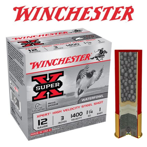 winchester Cartouches Super-X 12 ga. 3'' #1