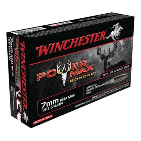 WINCHESTER 7mm Rem Mag Power Max, Bonded HP 150 Grain