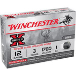 Winchester Super X Rifled Slugs 12 Gauge 3" Box of 5 #X123RS15