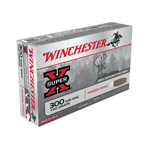 winchester 300 Winchester Magnum Super X, Power Point 150 Grains