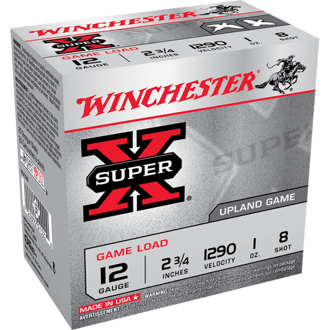 Super X Game Calibre 12 #8 -25/Rds